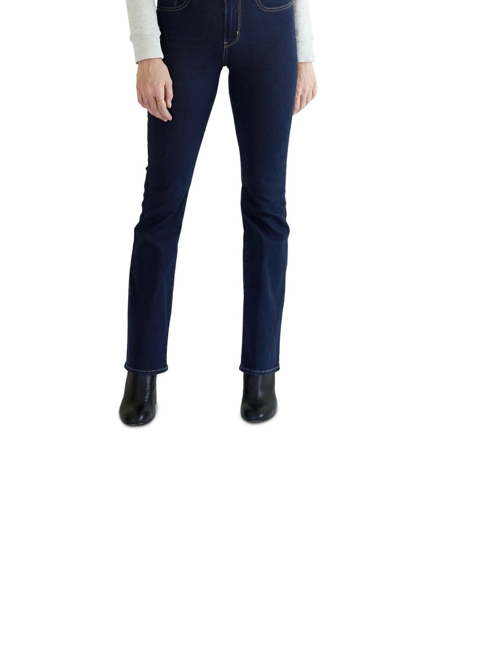 Levi's 725 High Rise Bootcut Women's Navy Straight-Leg Jeans